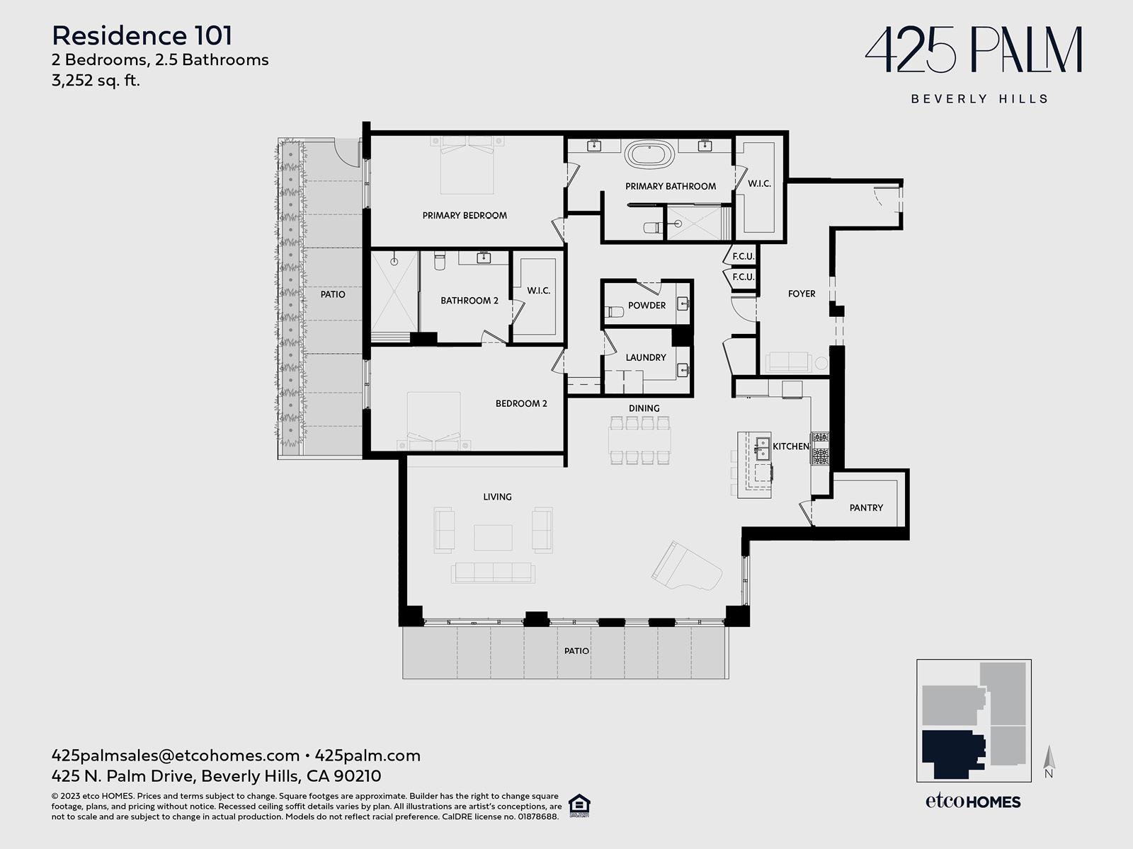 425 PALM - RESIDENCE 101